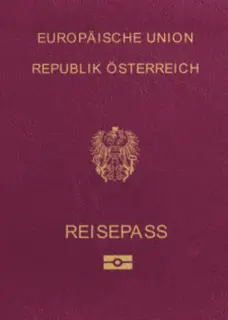 Passfoto für den österreichischen Reisepass